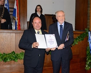 Rektoru prof. dr. sc. Anti Uglešiću dodijeljen počasni doktorat